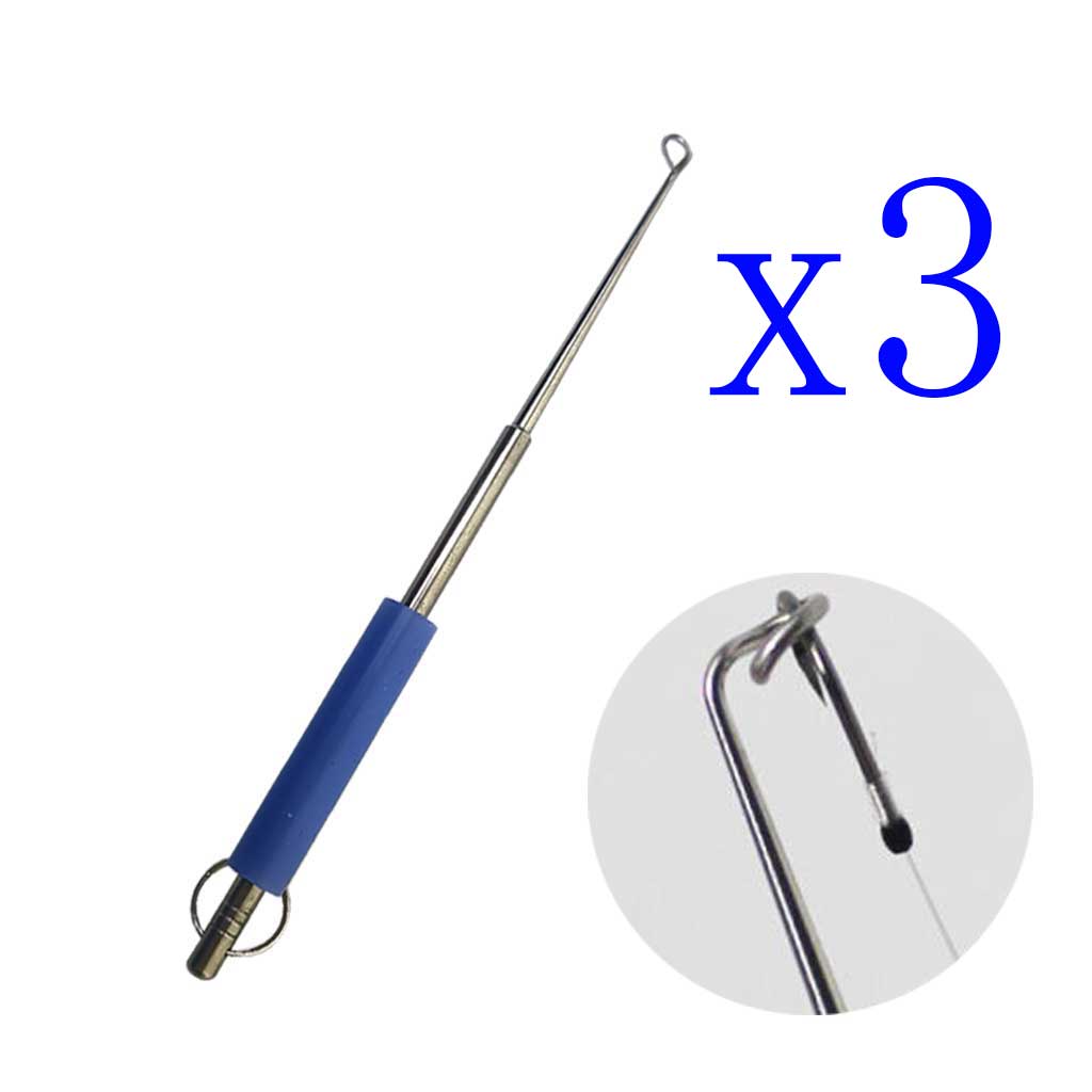 Fishing Hook Sharpener - Zestaw 3 szt. nierdzewnych narzędzi do