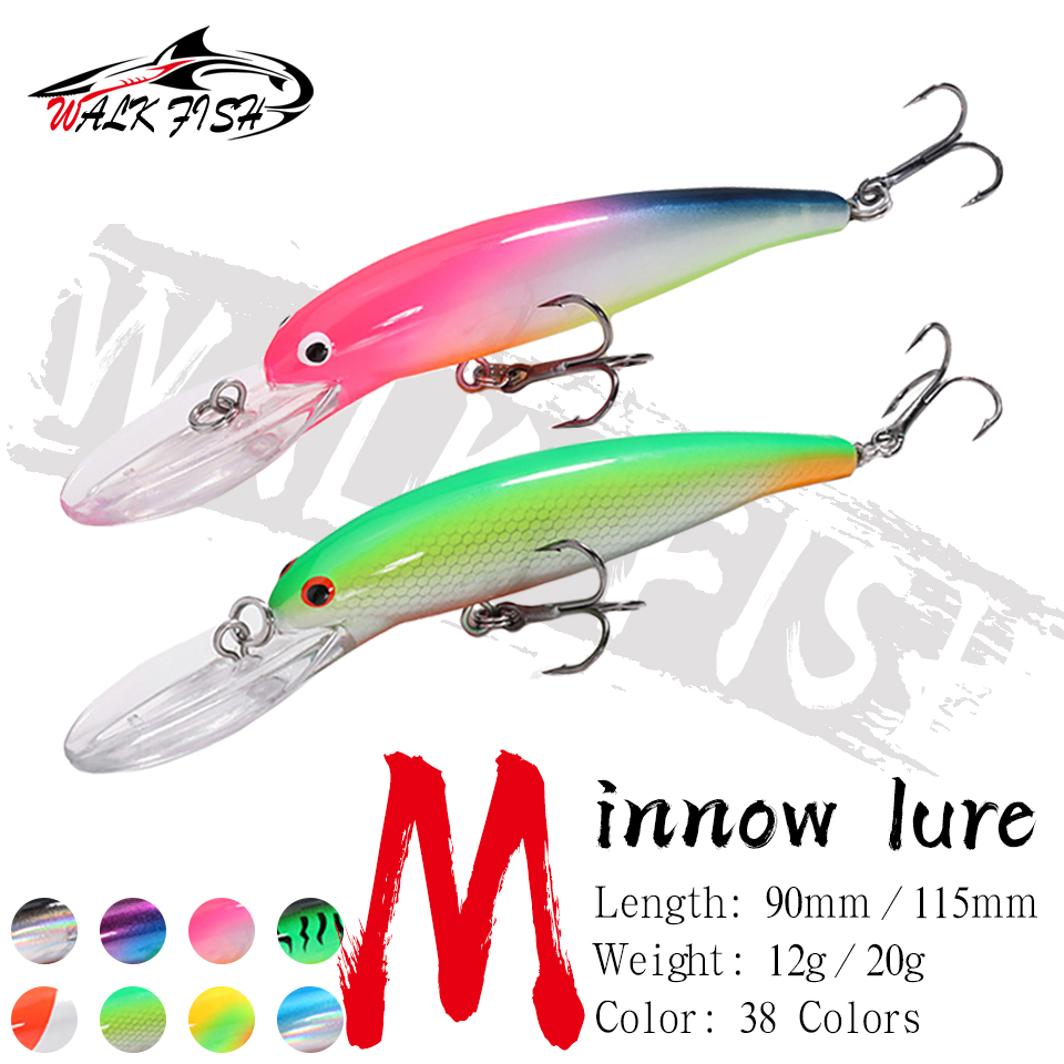 Fishing Hook Size - WALK FISH 12g 20g Pływające Duże