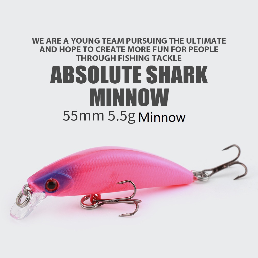 Fishing Hook Treble - 1 sztuk błystka 55mm/5.5g tonący Wobbler