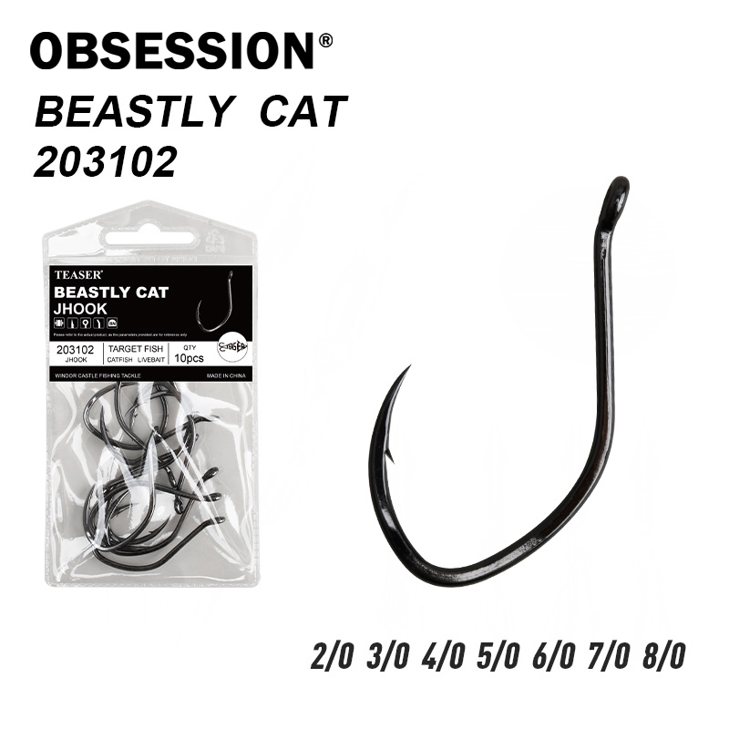 Fishing Hook Assortment - OBSESSION 203102 10 szt./worek Haczyki wędkarskie