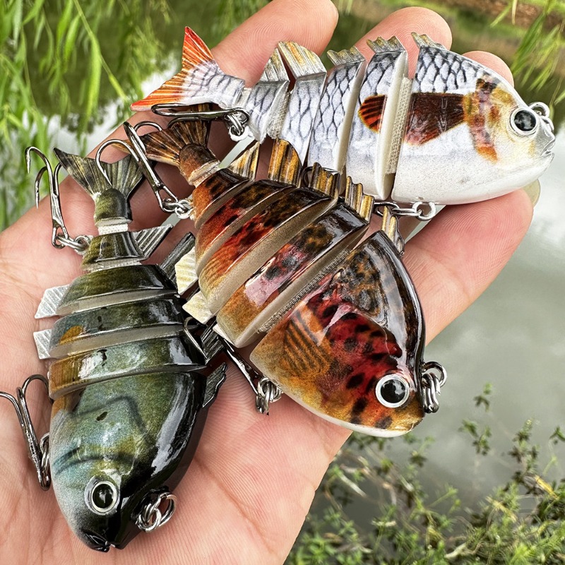 Fishing Hook Treble - Przynęty wędkarskie typu swimbait, wieloczęściowe, 8