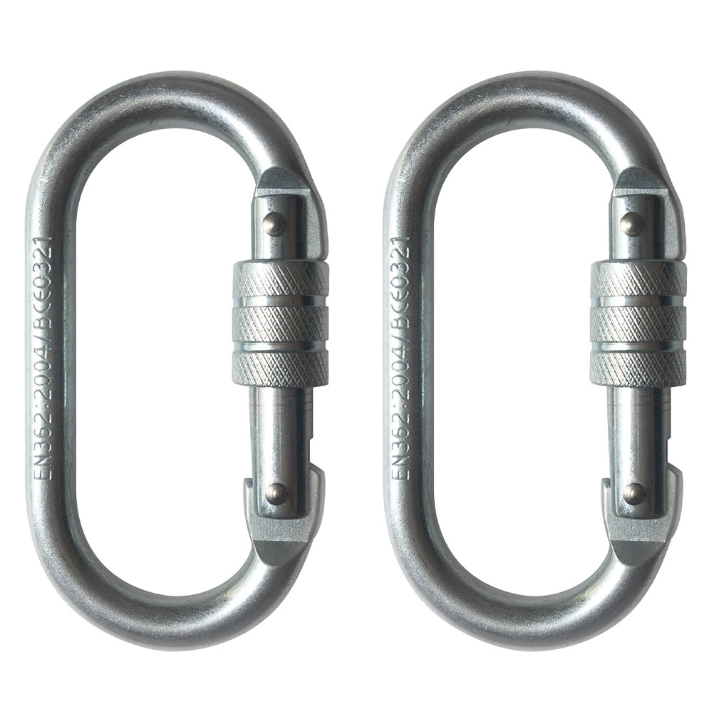 Fishing Hook - 2 sztuki – karabińczyki z zabezpieczonym