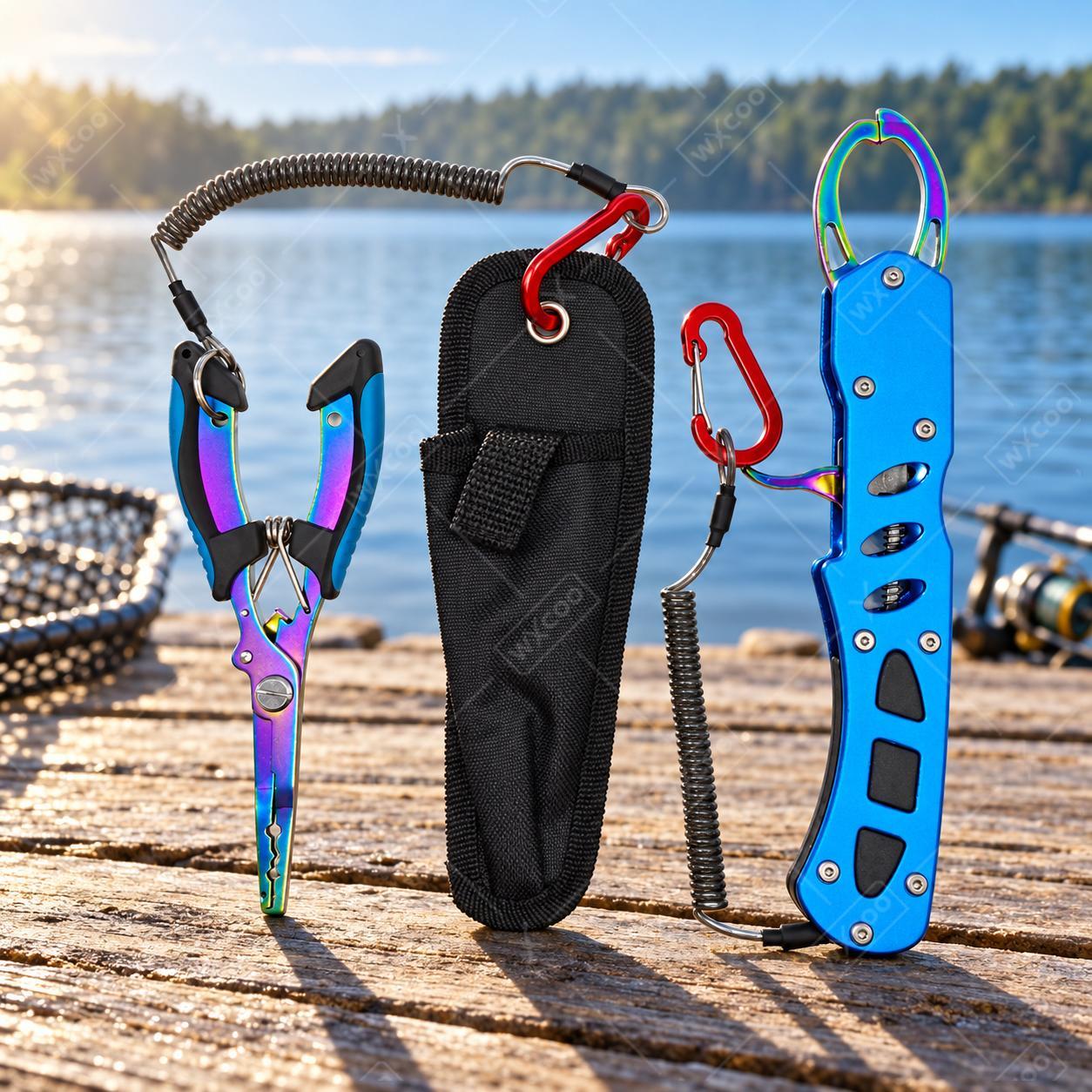 Niebieskie szczypce do wędkars – Fishing Hook Sharpener recenzja i cena