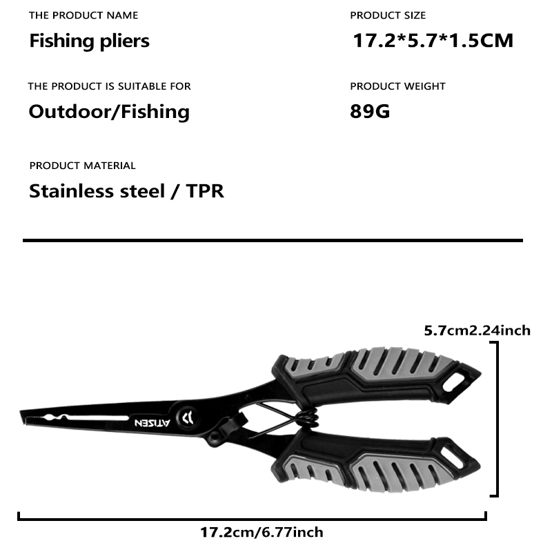 Szczypce wędkarskie narzędzie  – Fishing Hook Sharpener recenzja i cena