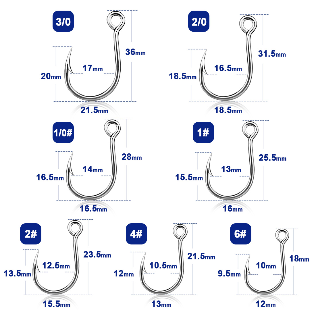 9KM Haki wędkarskie 25 sztuk H – Fishing Hook Offset recenzja i cena