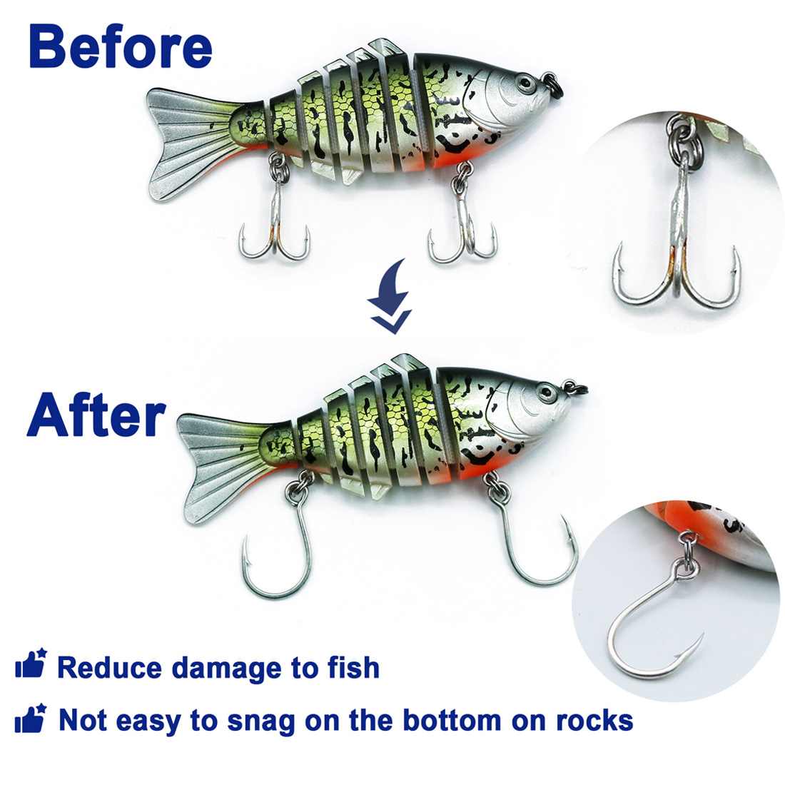 9KM Haki wędkarskie 25 sztuk H – Fishing Hook Offset recenzja i cena