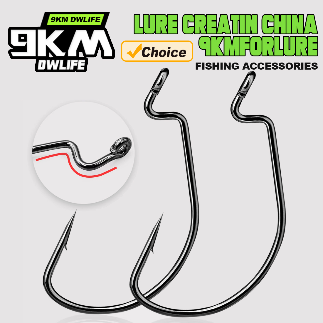 Wide Gap Offset Worm Fishing H – Fishing Hook Offset recenzja i cena