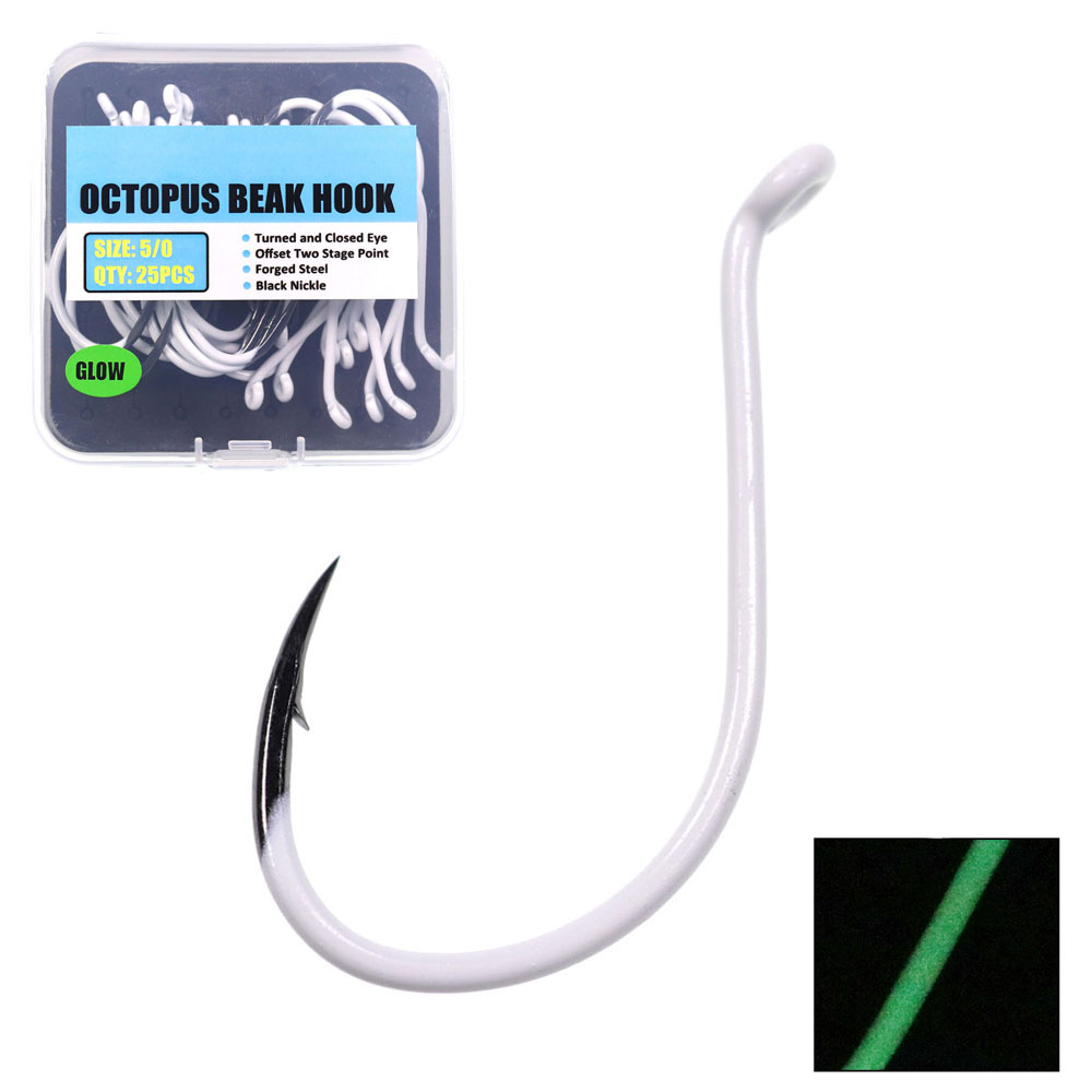 25 sztuk/pudło Luminous import – Fishing Hook Offset recenzja i cena