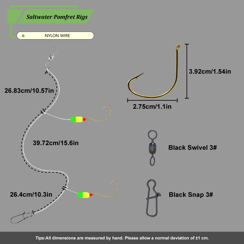 Zestaw do surfcastingu Pompano – Fishing Hook Circle recenzja i cena
